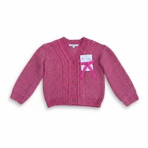 btween Rose Pink Knit Cardigan